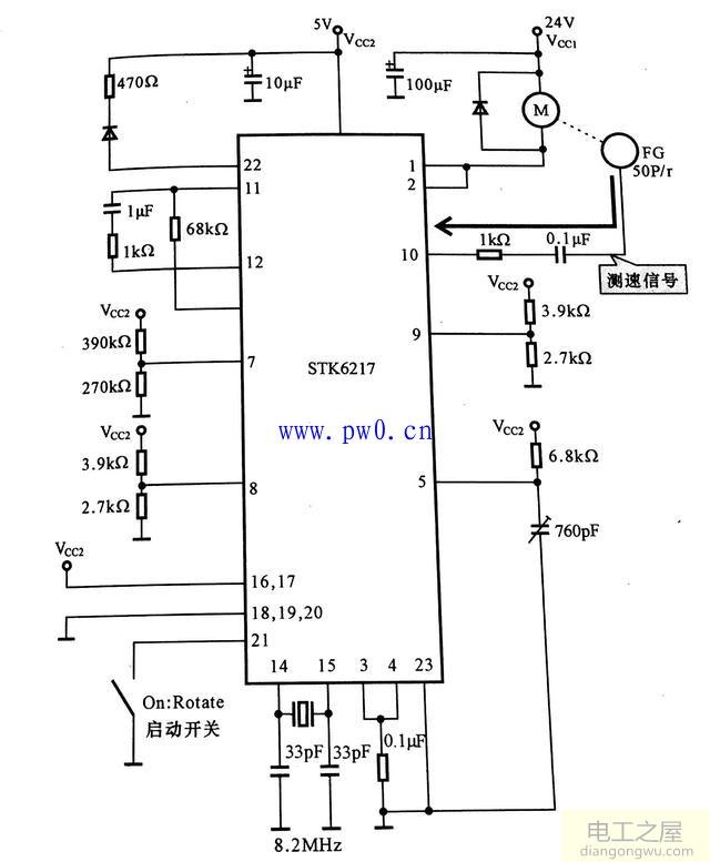 伺服電動機驅(qū)動電路的工作流程圖